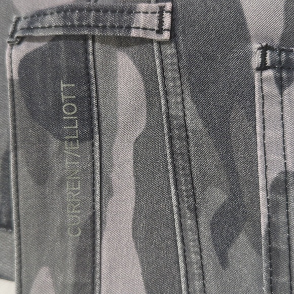 Current/Elliott The Ankle Skinny Camo Jeans Size 27 - Picture 4 of 9